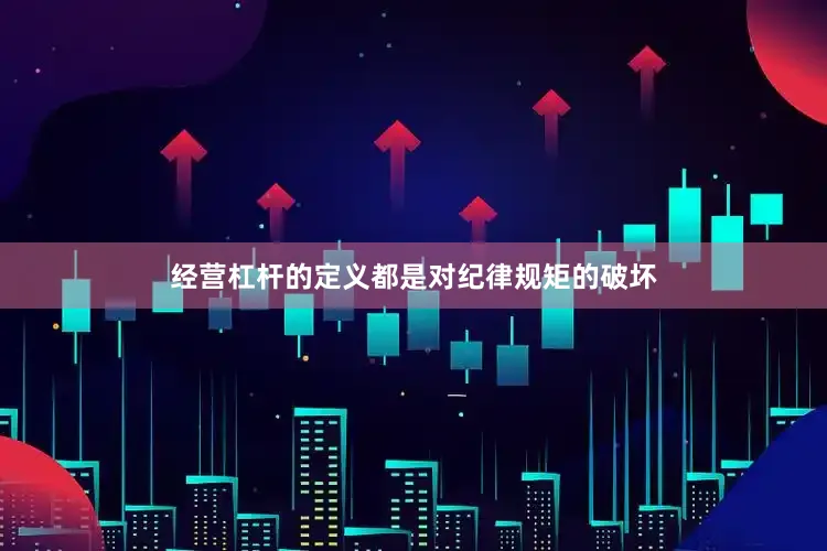 经营杠杆的定义都是对纪律规矩的破坏
