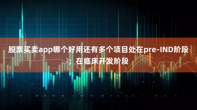 股票买卖app哪个好用还有多个项目处在pre-IND阶段；在临床开发阶段