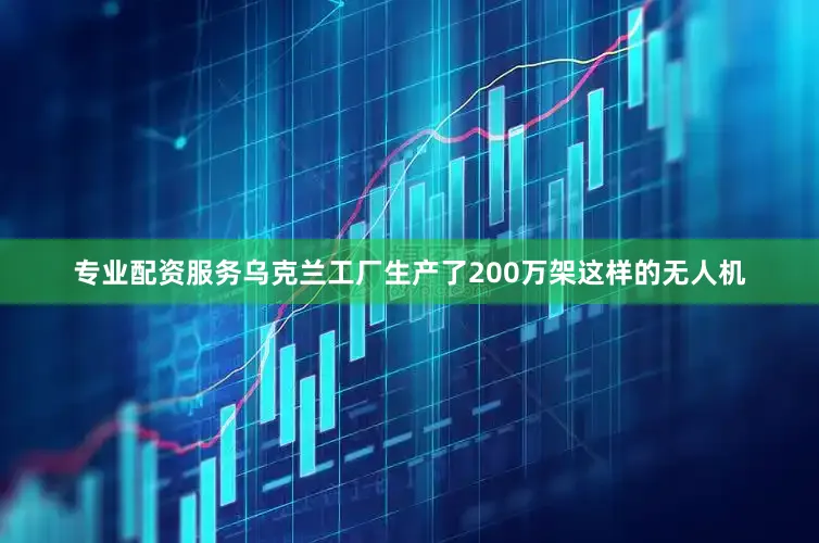 专业配资服务乌克兰工厂生产了200万架这样的无人机